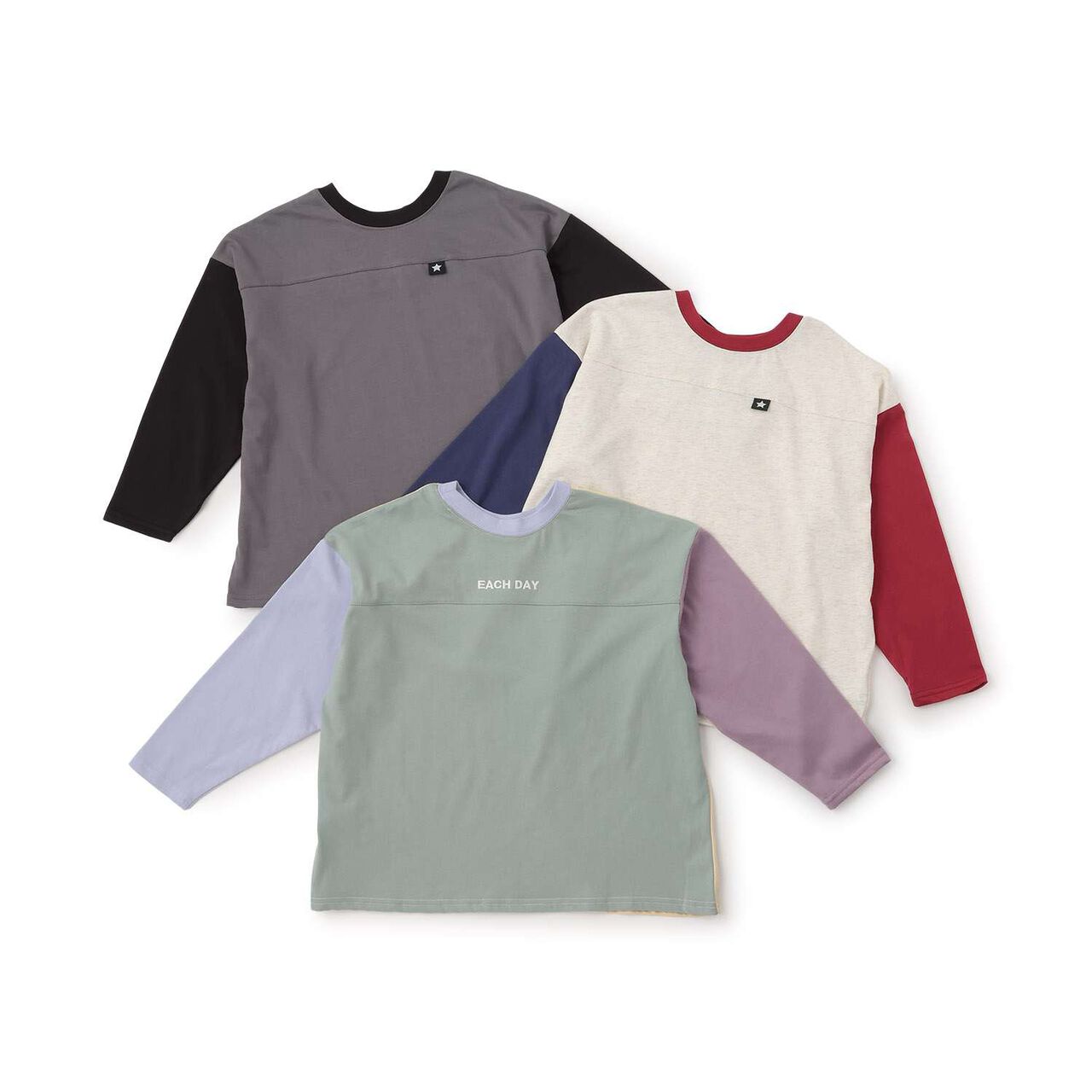 [Muteki T] Long-Sleeve T-Shirt with Name Tag Slot for Kids (Boys & Girls),Milky white, large image number 24