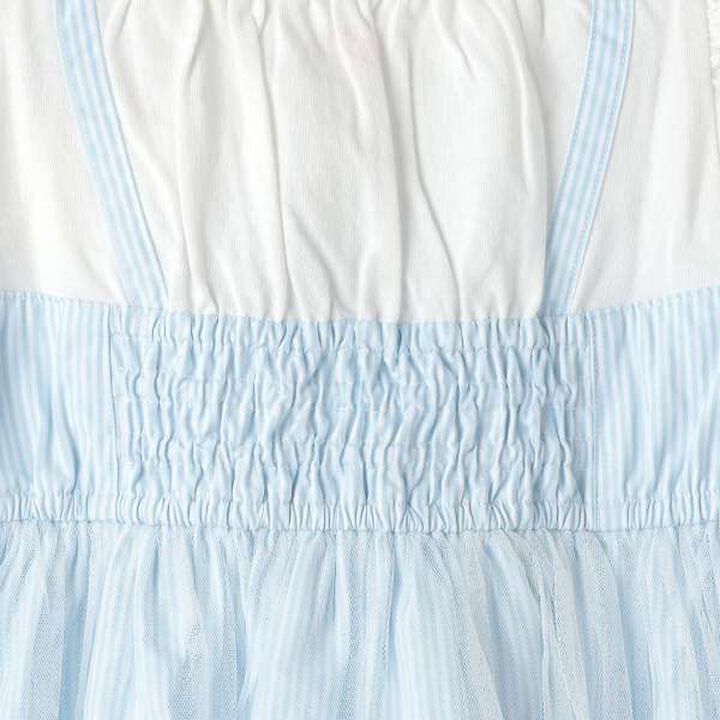 Rabbit Embroidery Docking Dress & Bloomers Set,Light blue, medium image number 7