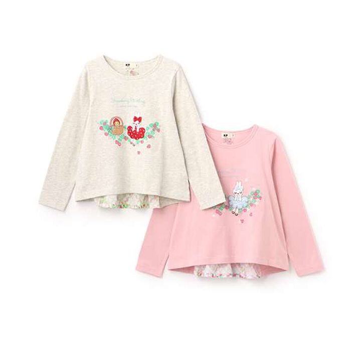 Strawberry Mimi Long-Sleeve T-Shirt,Pink, medium image number 10