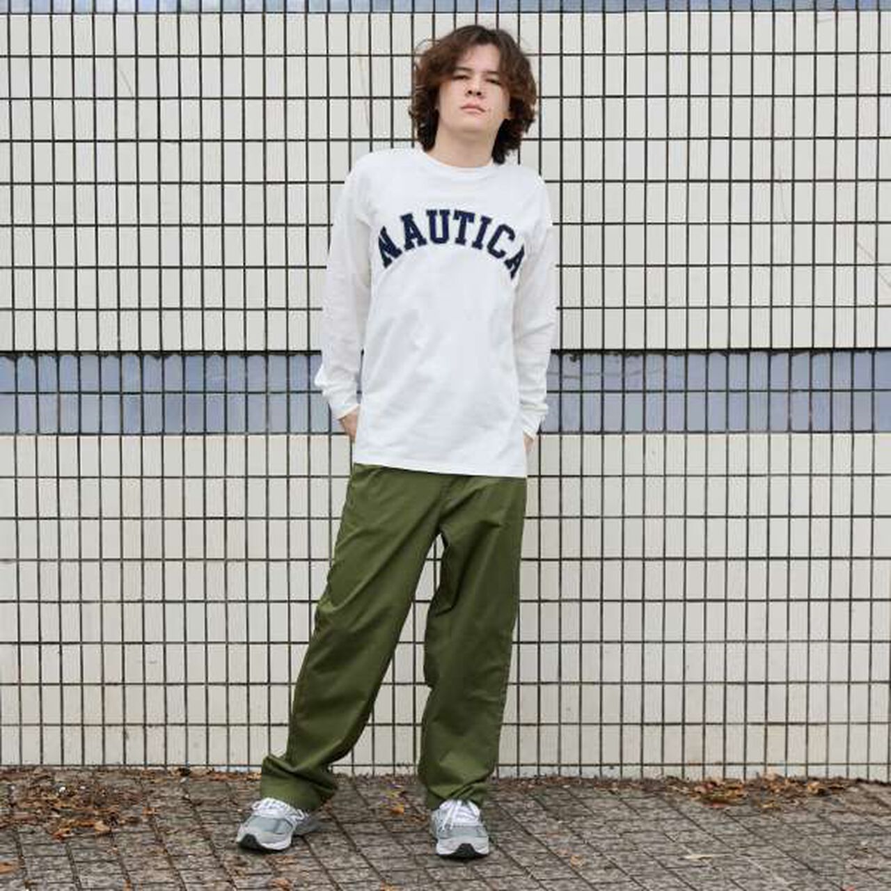 Nautica Appliqué Long Sleeve T-Shirt,Green, large image number 11