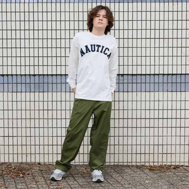 Nautica Appliqué Long Sleeve T-Shirt,Green, medium image number 11