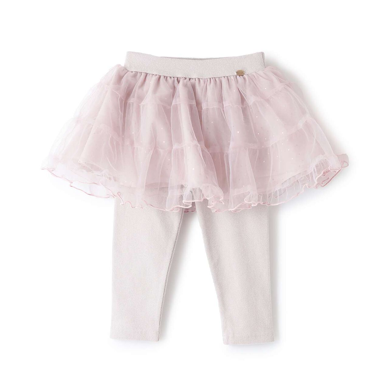 Tulle Skirt with Leggings,Light pink, large image number 0
