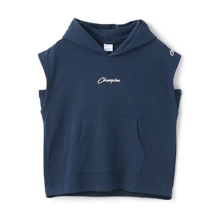 [Champion] Sleeveless Parka,Smoke white, medium image number 4