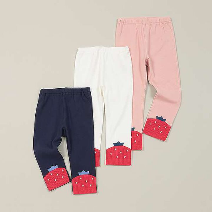 Strawberry Leggings,Navy, medium image number 10