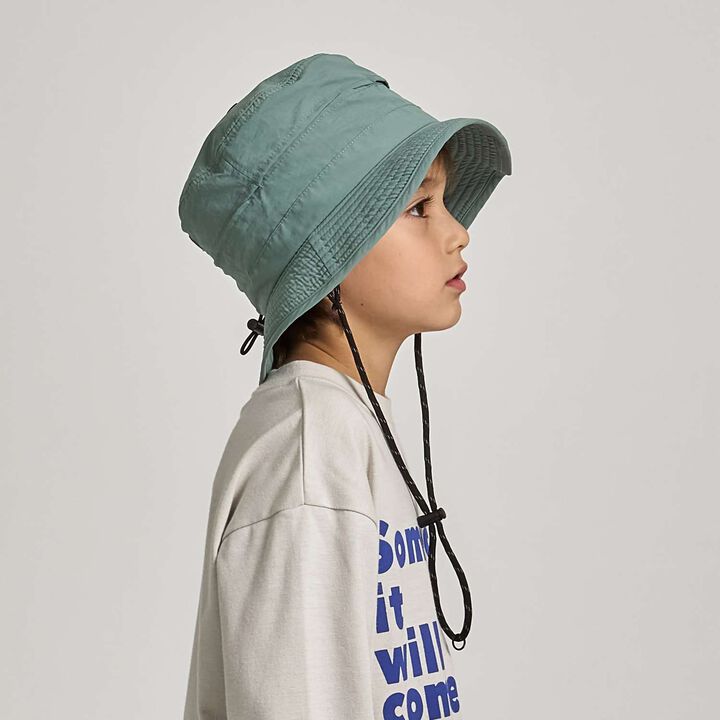 [School-Ready] [Water-Repellent, Anti-Stain, Durable, UV] Compact Hat with Reflective Sheet,Charcoal gray, medium image number 19