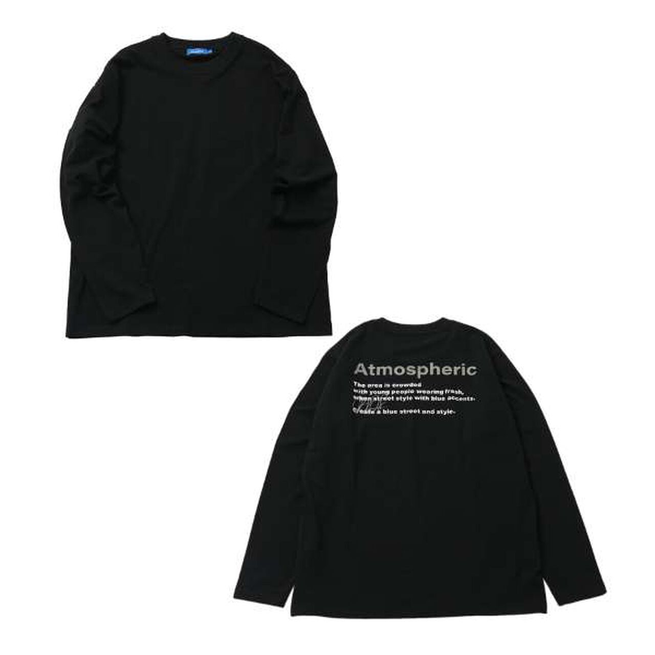 Affordable Back Logo Long-Sleeve T-Shirt,White, large image number 20