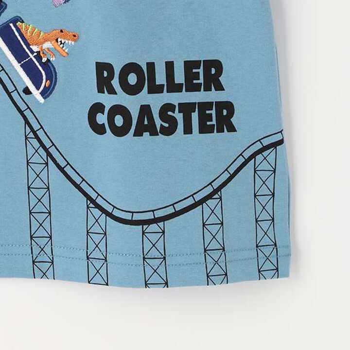 Dinosaur Roller Coaster Short Sleeve T-Shirt,Yellow, medium image number 9