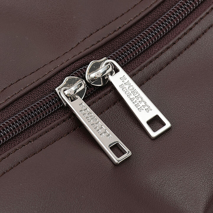 Synthetic Leather School Bag,Black, medium image number 17