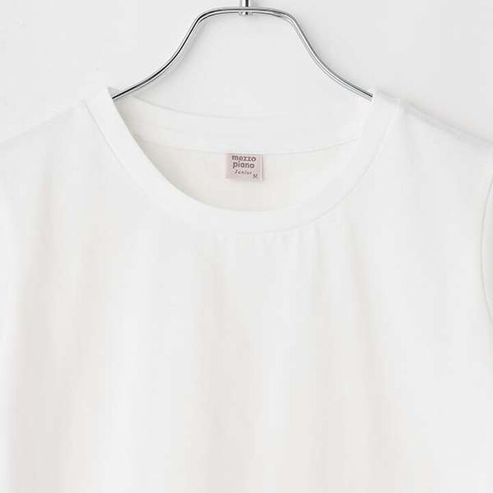 Lightweight Knit Vest & T-Shirt Set,Black, medium image number 7