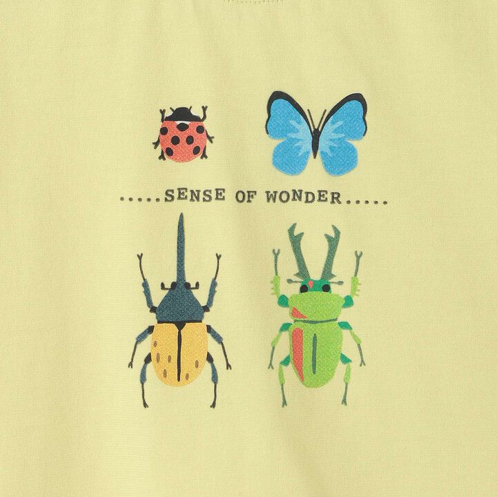 Cool Touch Insect Print Short-Sleeve T-Shirt,Light green, medium image number 3