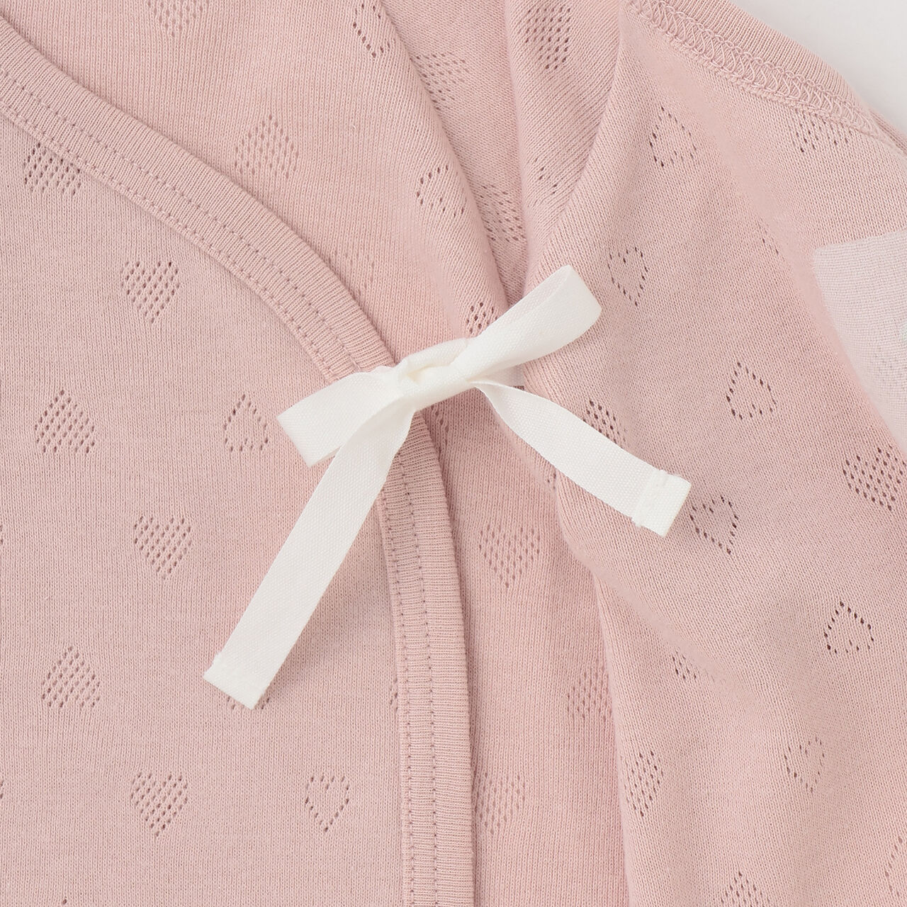 [Weak Acidity] Short Baby Undershirt,Cream, large image number 5