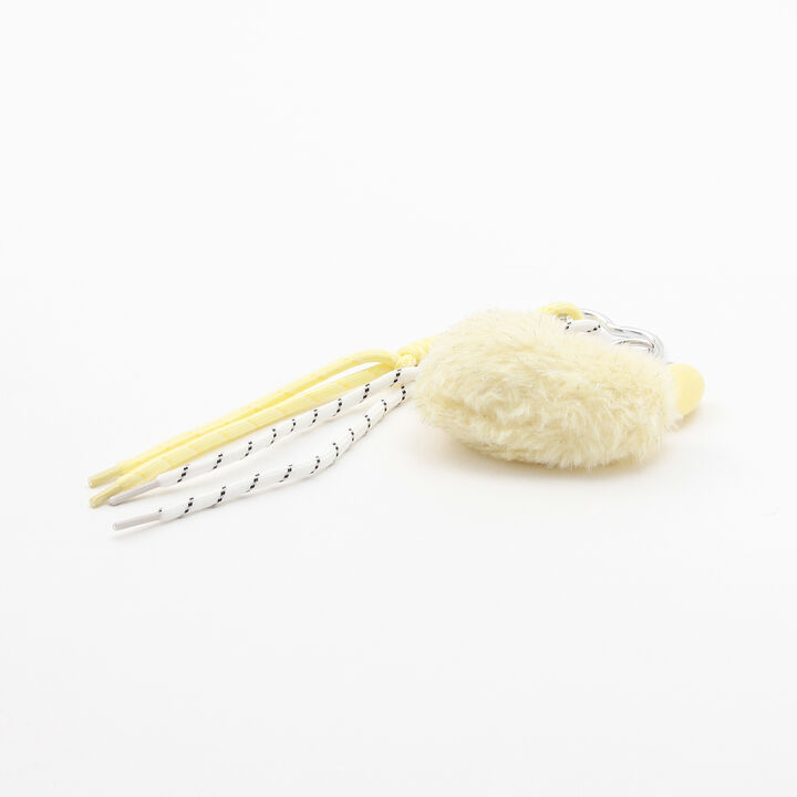 Lame Fur Heart Charm,Pink, medium image number 3