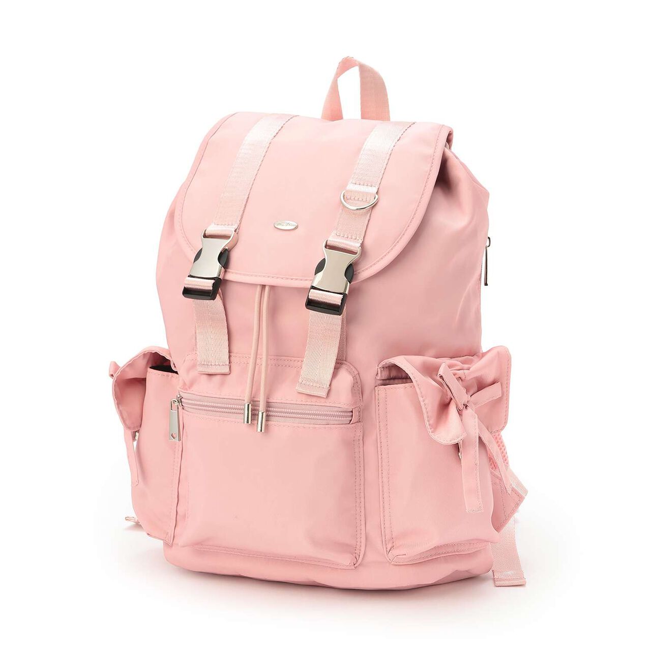 [Water-Repellent] Ribbon Backpack,Black, large image number 13