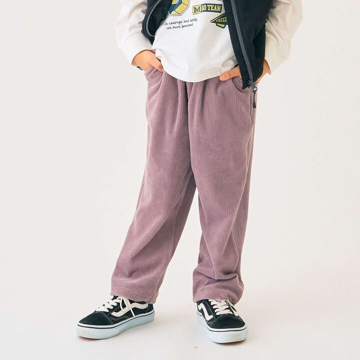 Knit Cord Pants,Charcoal gray, medium image number 0