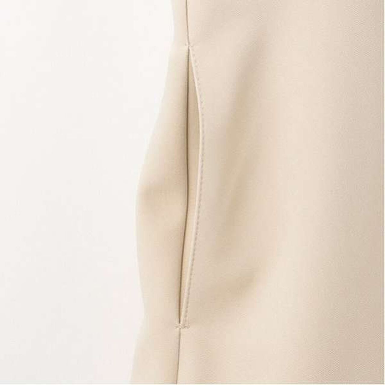 [Graduation Attire] Tuck Flare Jumper Skirt,Light beige, large image number 4