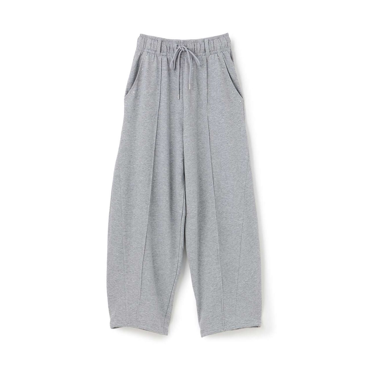 [LTXC/100% Cotton] Back Logo Curve Sweatpants,Top gray, large image number 17