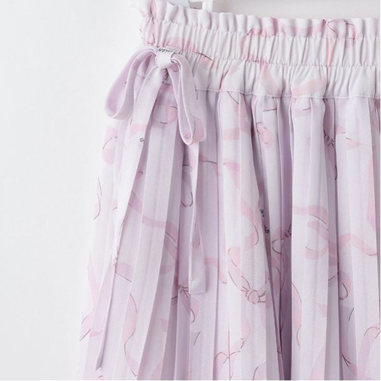 Random Pleated Skirt,Black, large image number 9