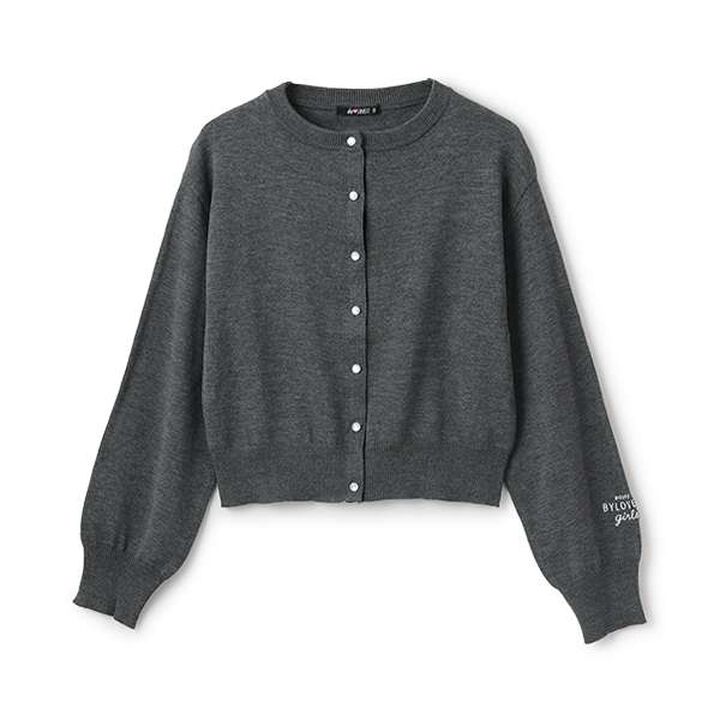 High Gauge Cardigan,Charcoal gray, medium image number 0