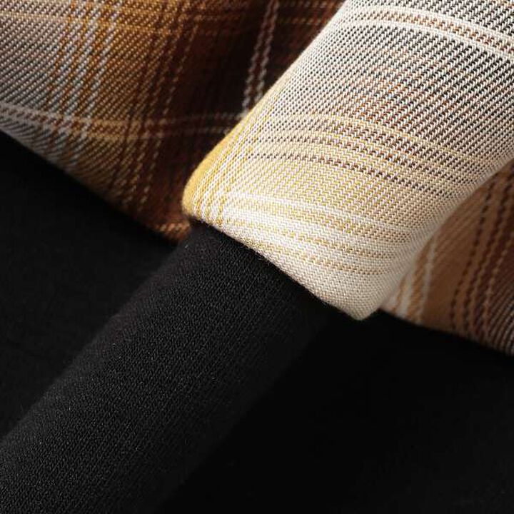 [AMI] Check Balloon Skirt & Inner Pants Set,Beige, medium image number 11