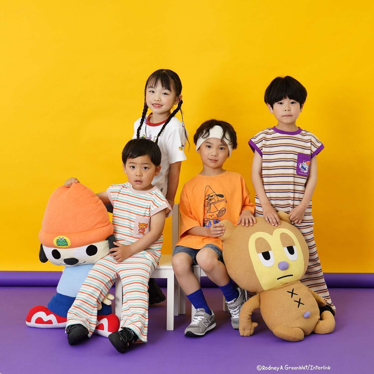 [親子連結款] [PaRappa the Rapper] 撞色羅紋短袖T恤,粉紅色, large image number 13