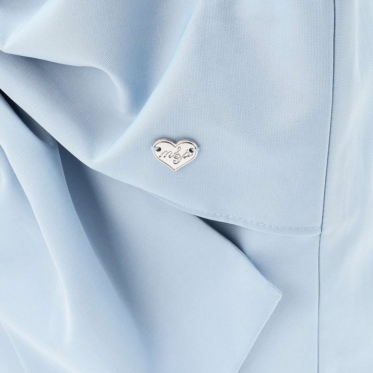 BIG Ribbon Tote♪,Light blue, large image number 3