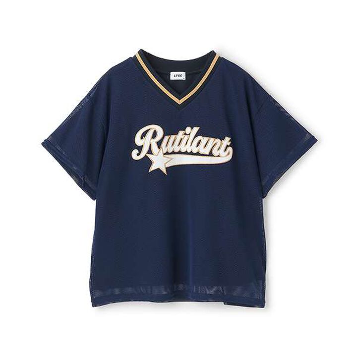 [LTXC] Mesh Layered Loose T-Shirt,Black, medium image number 12