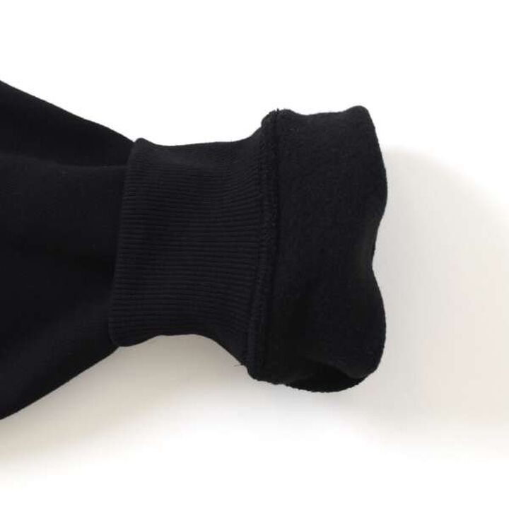 Resistant to Pilling Wool Lined Box Embroidered Logo Sweatshirt,Blue, medium image number 2