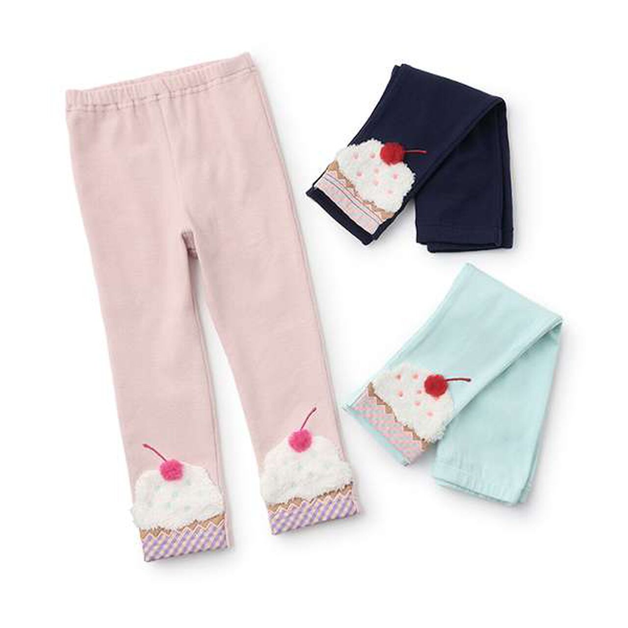 Cupcake Leggings,Navy, large image number 6