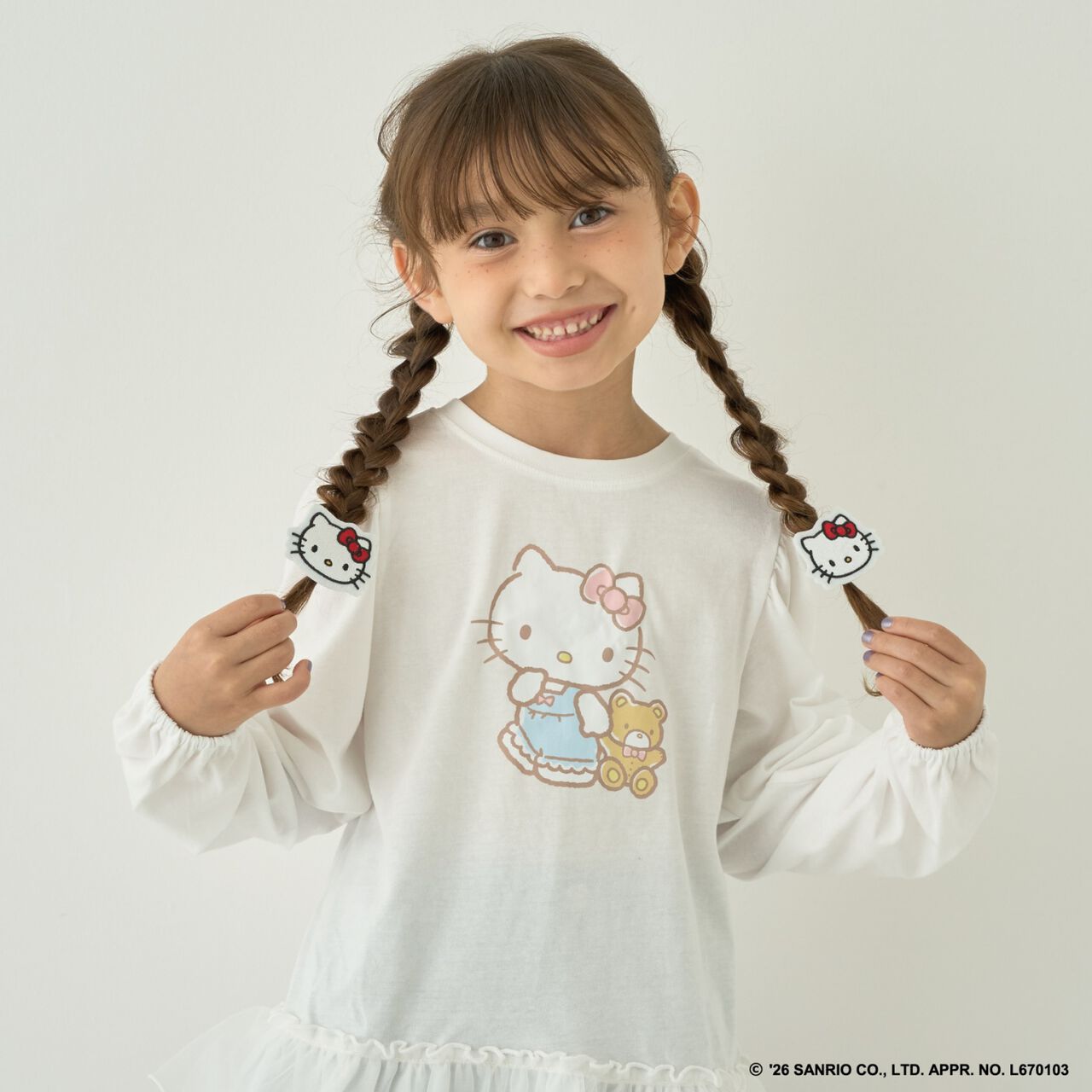 [Halloween] [Sanrio Characters] Assorted Print Tunic T-Shirt,Pink, large image number 1