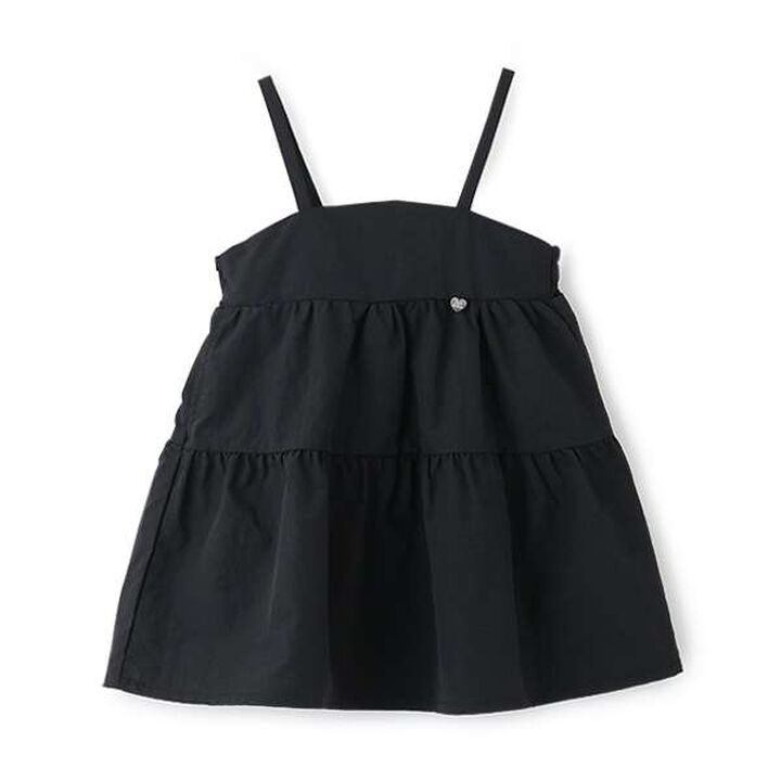 Tiered Long-Sleeve One-Piece Dress with Back Ribbon,Light khaki, medium image number 10