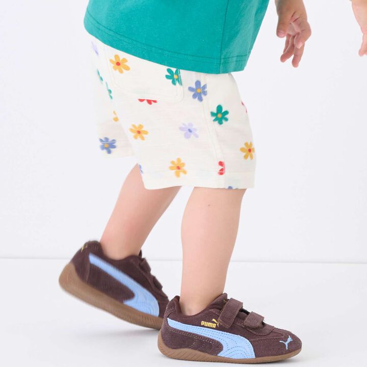 [Link] Cotton Rayon All-Over Pattern Half Shorts,Yellow, medium image number 3