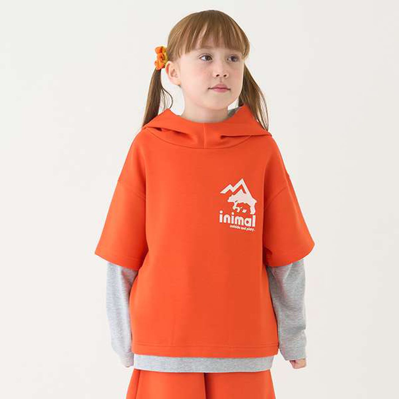 [Water-Repellent] Ponte Fake Layered T Parka,Blue, large image number 27