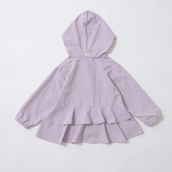 [Water-Repellent] Back Frill A-Line Mountain Parka (Storage Bag Included),Lavender, medium image number 14