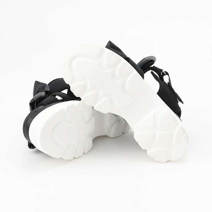 Double Ribbon Sport Sandals,White, medium image number 12