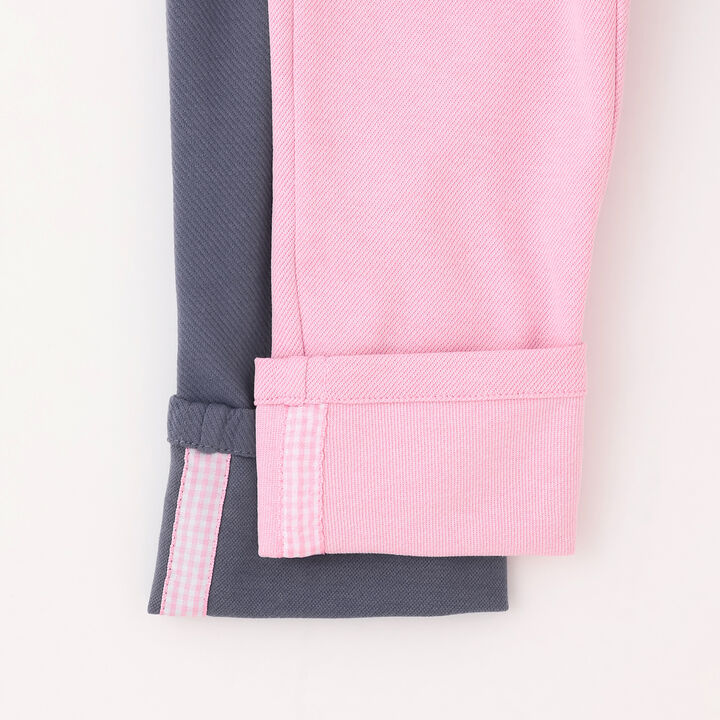 Rabbit Embroidery Cut Leggings,Blue, medium image number 8