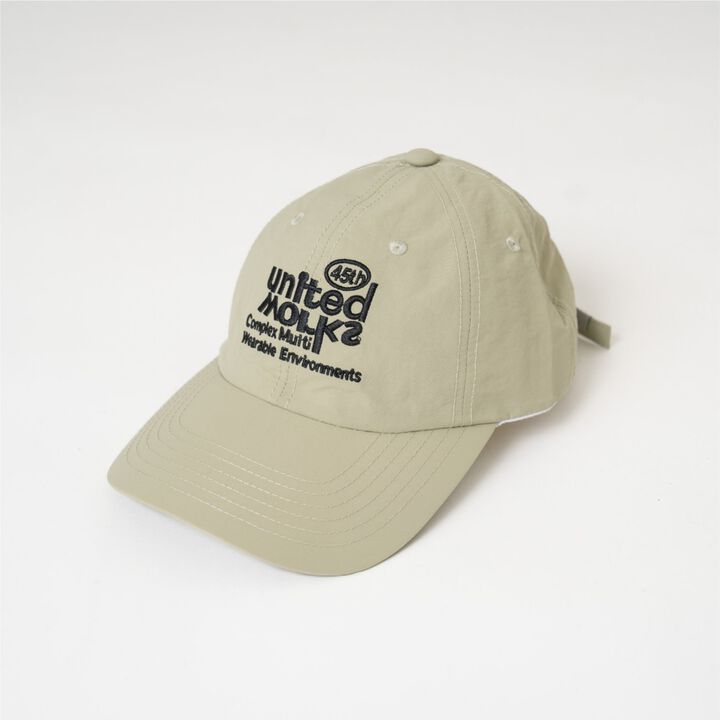 [D Select] Embroidered Logo Cap,Light khaki, medium image number 2