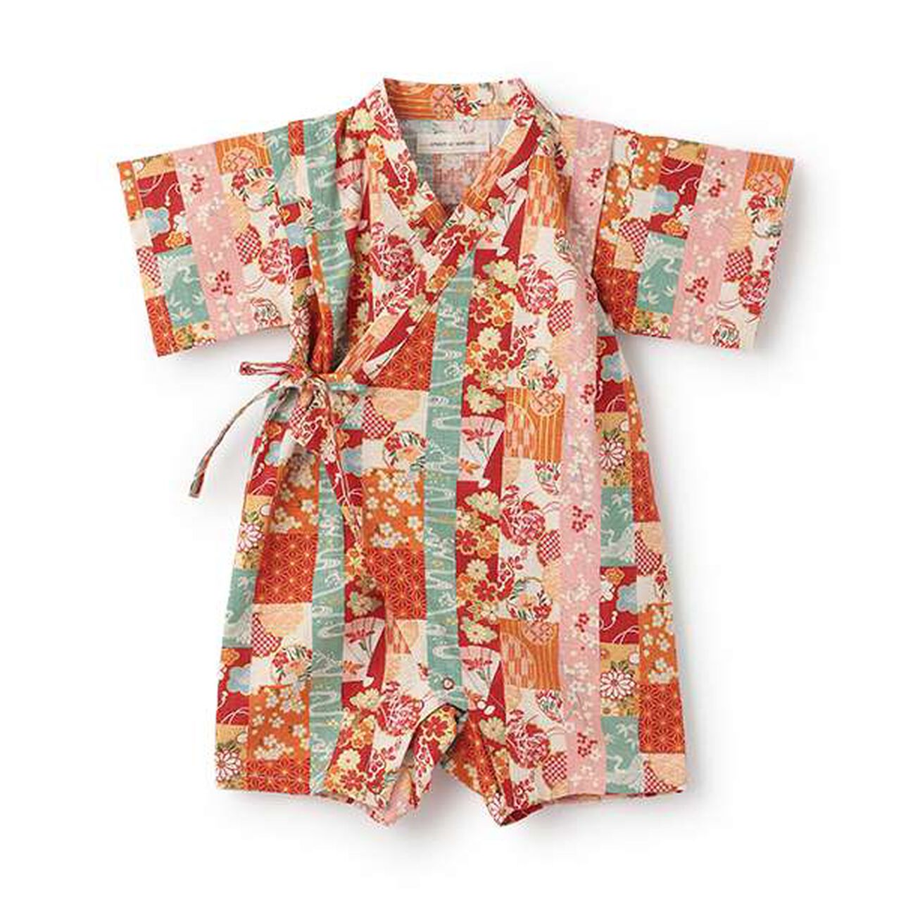 Jinbei All-in-One (Striped Patchwork Design),Purple, large image number 10