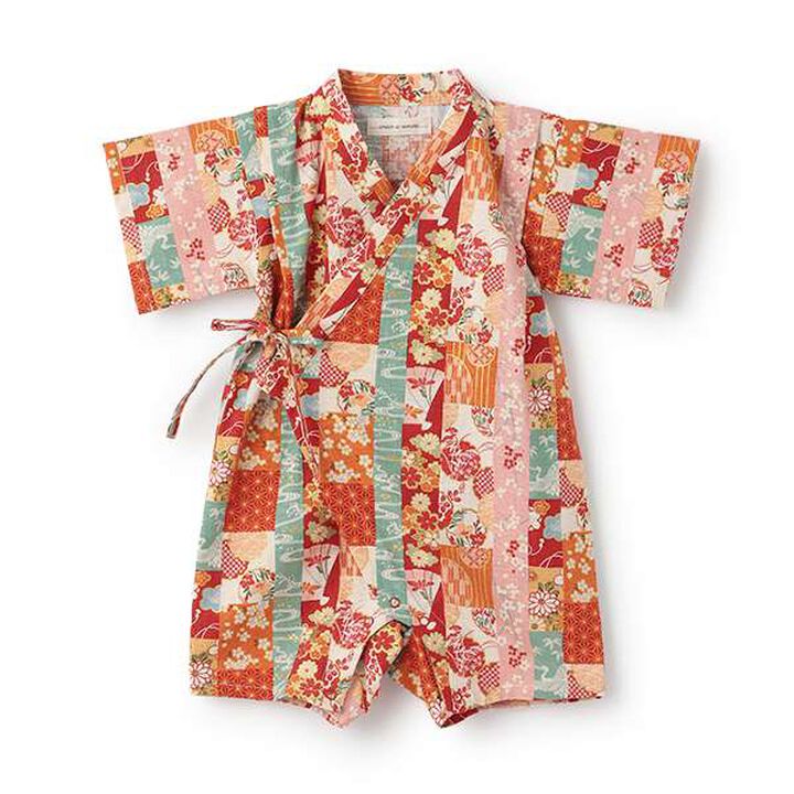 Jinbei All-in-One (Striped Patchwork Design),Purple, medium image number 10