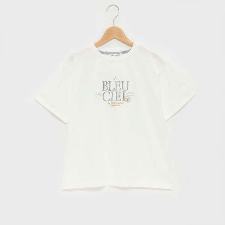 [GOOD PRICE] French Logo T-Shirt,Navy, medium image number 2