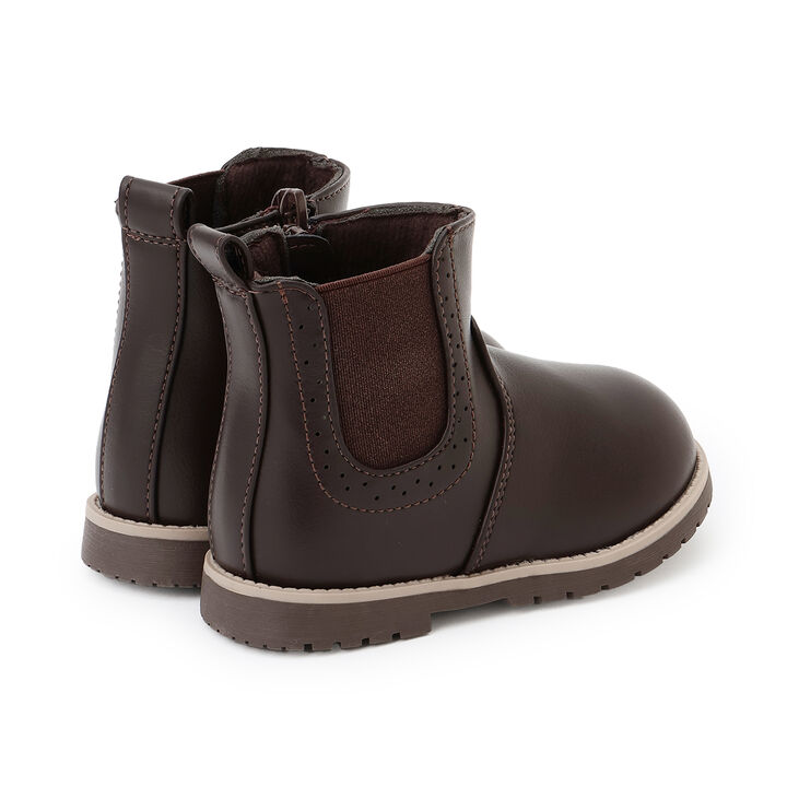 Side Gore Boots,Dark brown, medium image number 1