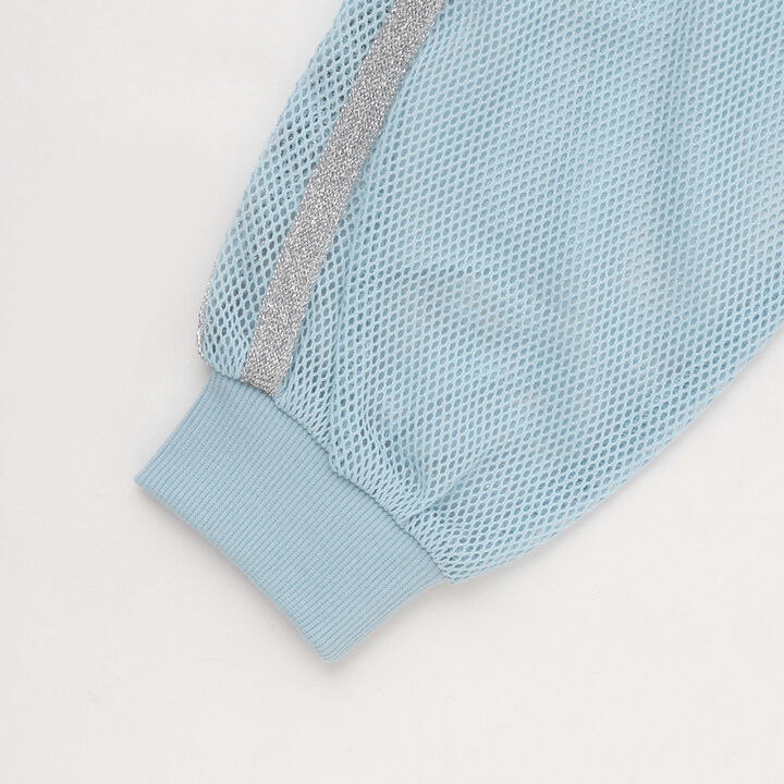 [Set Item] Mesh Hoodie + Short Sleeve T-Shirt,Sax blue, medium image number 4