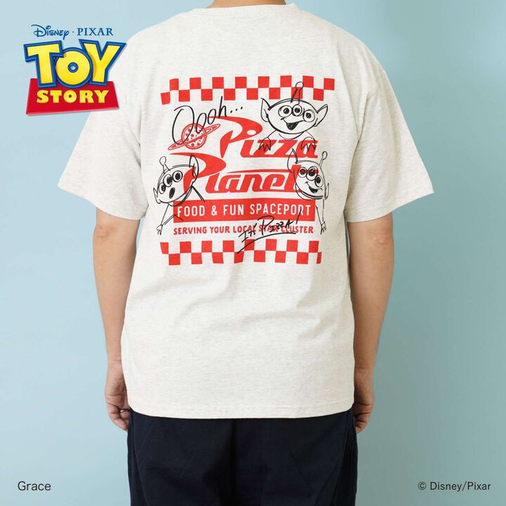 [DISNEY/PIXAR/TOY STORY] DAD 玩具總動員外星人寬版短袖T恤,, medium