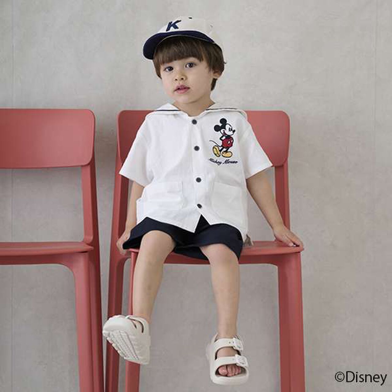 [Disney] Sailor Outfit Set,Off white, large image number 4