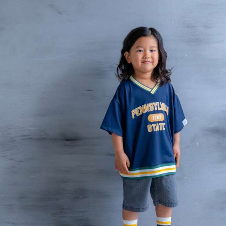 Uniform-Style Short-Sleeve Pullover,Beige, medium image number 6