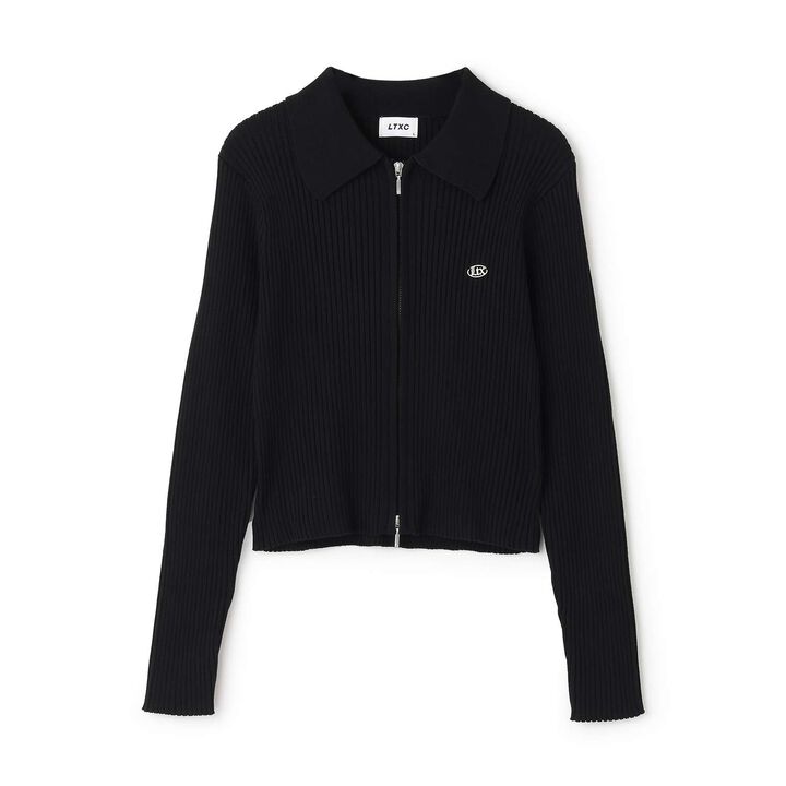 [LTXC] Rib WZIP Cardigan,Brown, medium image number 11