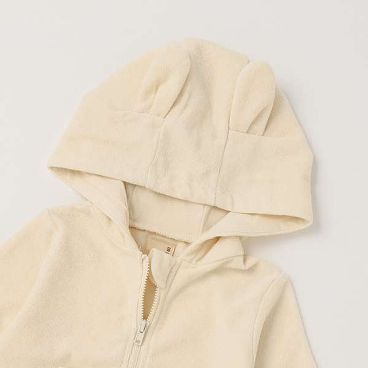 [Weak Acidity] Animal Zip Parka,Ivory, large image number 3