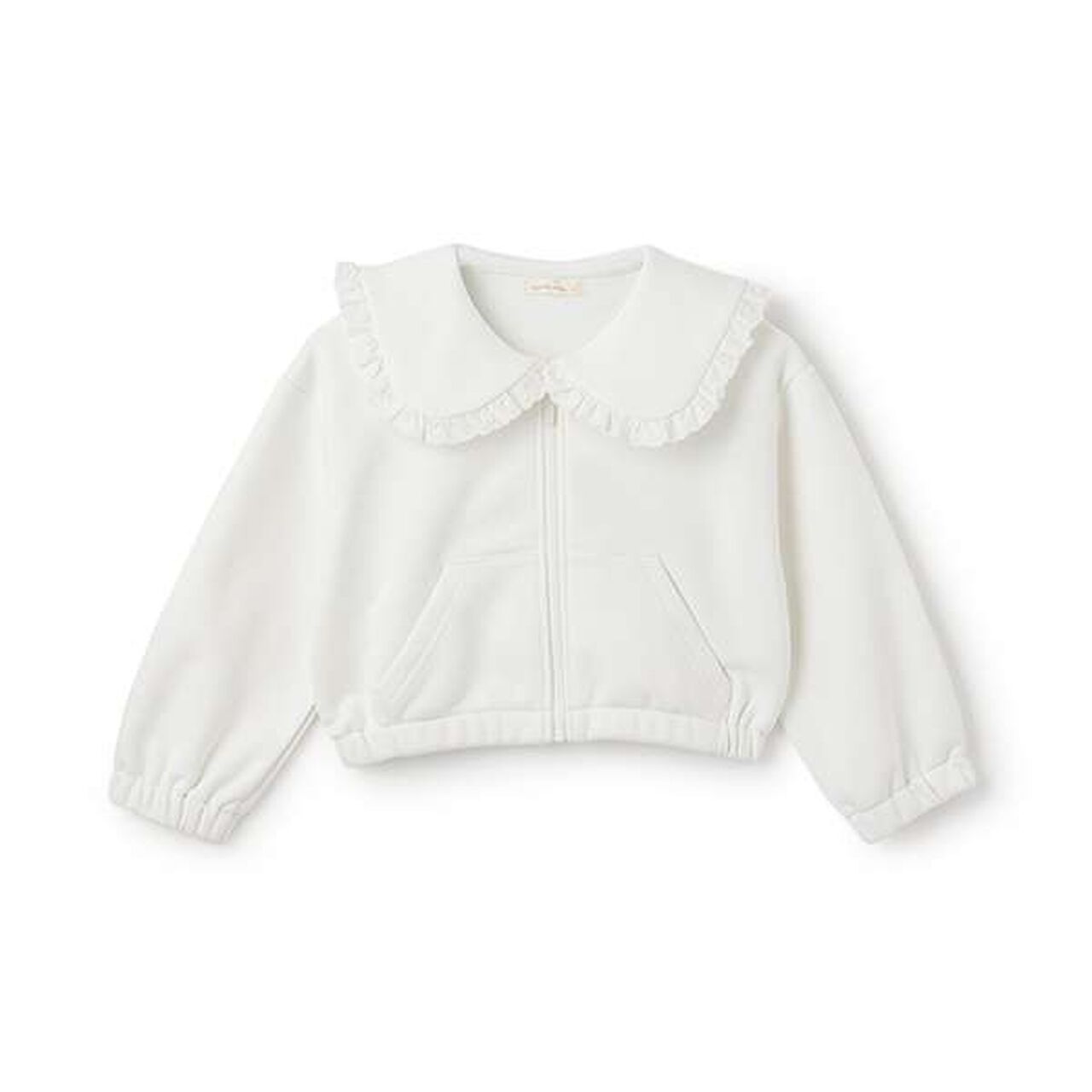 [Lycee Mine Ballet Series] Coordinatable Setup Sailor Collar Full-Zip Sweatshirt,Light blue, large image number 6