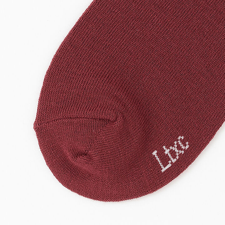 [Antibacterial Deodorant] Logo Crew-Length Socks,Off white, medium image number 2