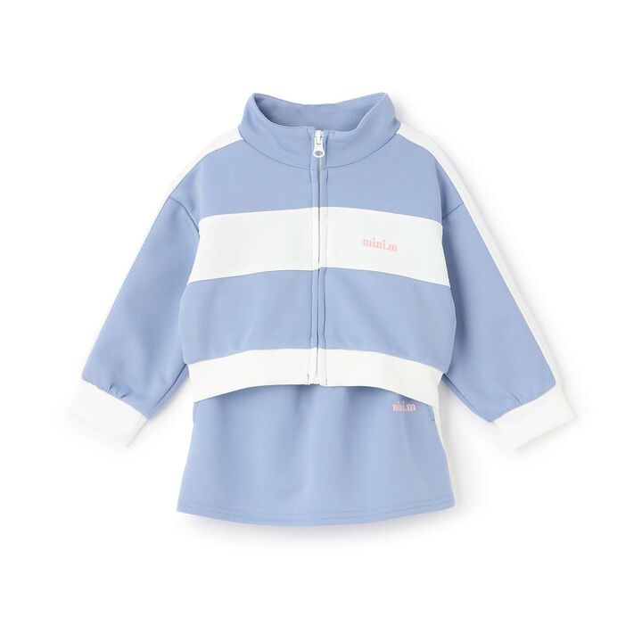 Quick-Dry Track Jacket & Skirt Set,Charcoal gray, medium image number 30