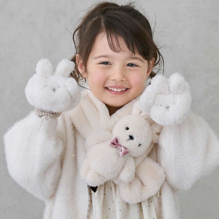 Puputete Mittens,Ivory, medium image number 2